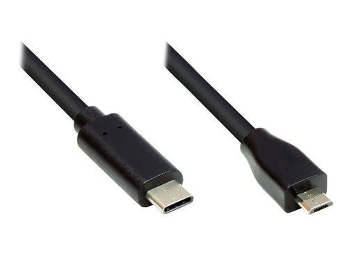 EAN 4014619366804 - Alcasa GC-M0122 cable USB USB 2.0 1 m USB C Micro-USB B Negro imagen 1