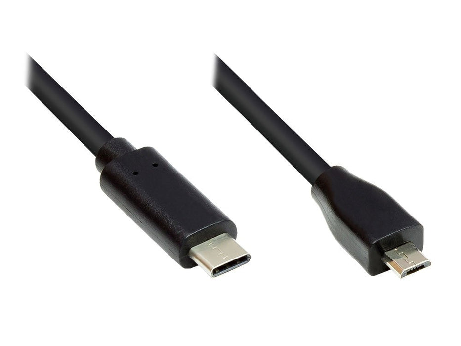 EAN 4014619366804 - Alcasa GC-M0122 cable USB USB 2.0 1 m USB C Micro-USB B Negro imagen 1
