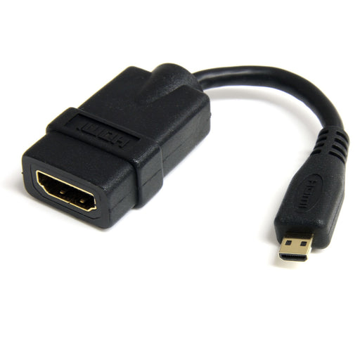EAN 0065030844710 - StarTech.com HDADFM5IN cable HDMI 0,127 m HDMI tipo A (Estándar) HDMI tipo D (Micro) Negro imagen 1