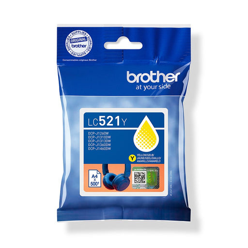 EAN 4977766839266 - Brother LC521Y cartucho de tinta 1 pieza(s) Original Amarillo imagen 1