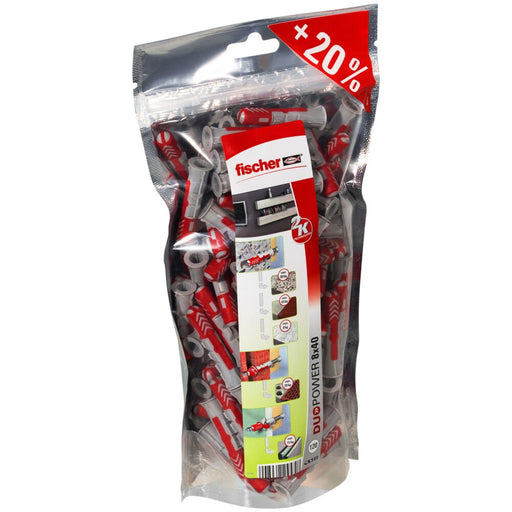 EAN 4048962245707 - Fischer DuoPower 120 pieza(s) Enchufe de pared 30 mm imagen 1