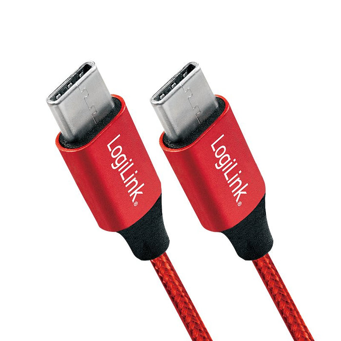 EAN 4052792052831 - LogiLink CU0156 cable USB USB 2.0 1 m USB C Rojo imagen 2