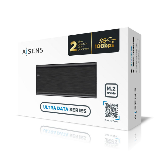 EAN 8436574704525 - AISENS ASM2-008B caja para disco duro externo Caja externa para unidad de estado sólido (SSD) Negro imagen 6
