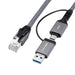 EAN 5715063466872 - Microconnect MC-RJ45USBC-05 cambiador de género para cable USB-A / USB-C RJ45 Negro imagen 1