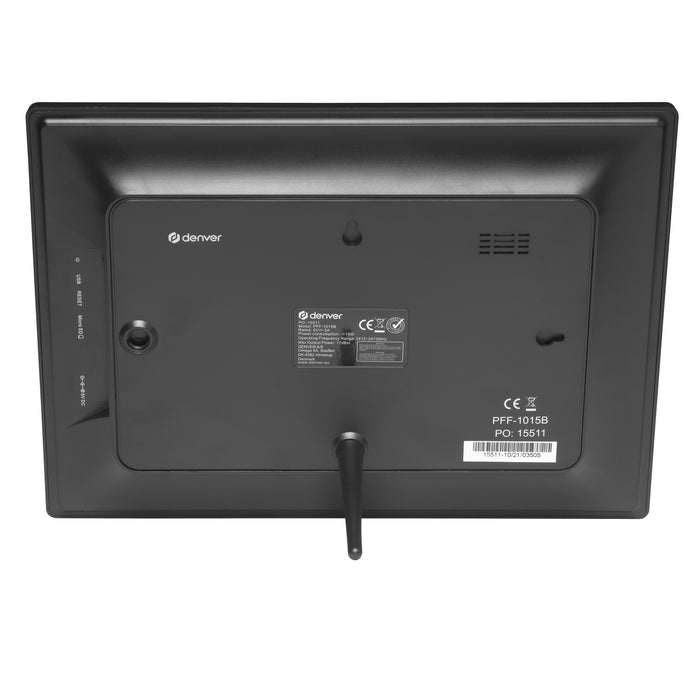 EAN 5706751061547 - Denver PFF-1015B marco fotográfico digital Negro 25,6 cm (10.1") Pantalla táctil Wifi imagen 9