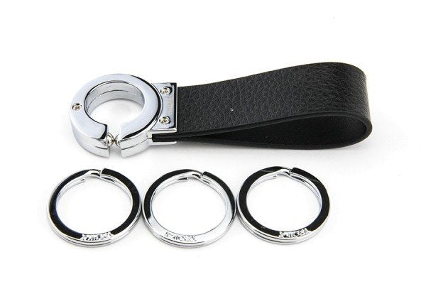 EAN 4024023115950 - TROIKA KR8-02/LE llavero y llavero tipo cartera Anilla de llavero Negro, Plata imagen 7