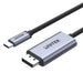 EAN 4894160046277 - UNITEK V1409A cambiador de género para cable USB-C DisplayPort Negro, Gris imagen 1