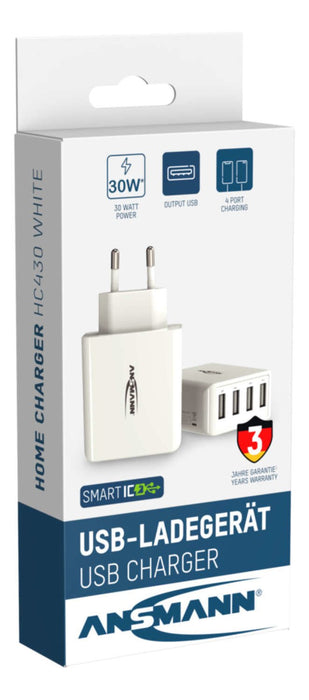EAN 4013674176694 - Ansmann HC430 Universal Blanco Corriente alterna Interior imagen 10