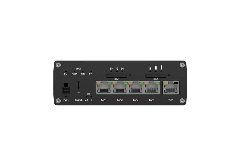 EAN 4779051843008 - Teltonika RUTM54 router inalámbrico Gigabit Ethernet Doble banda (2,4 GHz / 5 GHz) 5G Negro imagen 4