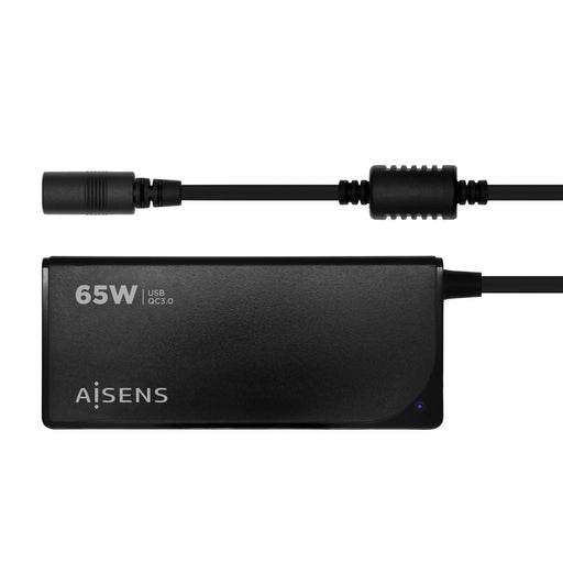 EAN 8436574707137 - AISENS ASLC-65WAUTO-BK adaptador e inversor de corriente Interior Negro imagen 1