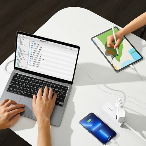 EAN 6932172610234 - Baseus Gan5 Pro Universal Blanco Corriente alterna Carga rápida Interior imagen 5