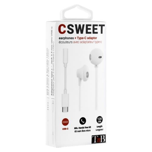 EAN 3303170097625 - T'nB SWEET Auriculares Alámbrico Dentro de oído Llamadas/Música Blanco imagen 5