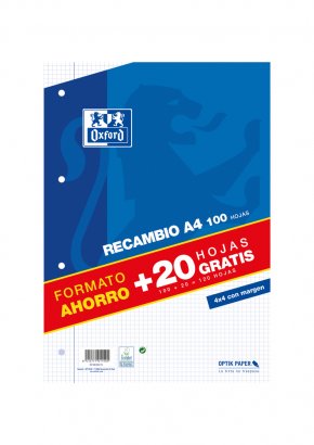 EAN 8412771011505 - Oxford 400058179 papel de cuaderno 210 x 297 mm (A4) 120 hojas imagen 2