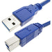 EAN 8057685306219 - Techly 0.5m USB 3.0 AB M/M cable USB USB 3.2 Gen 1 (3.1 Gen 1) 0,5 m USB A USB B Azul imagen 1