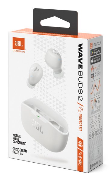 EAN 1200130015380 - JBL Wave Buds 2 Auriculares True Wireless Stereo (TWS) Dentro de oído Llamadas/Música Bluetooth Blanco imagen 10