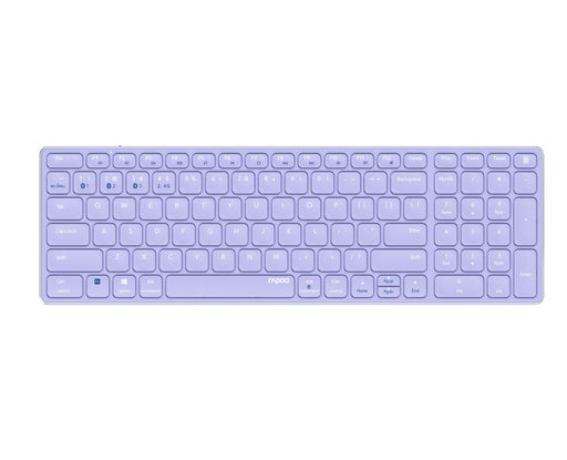 EAN 6940056121622 - Rapoo E9700M teclado Oficina RF Wireless + Bluetooth QWERTY Inglés internacional Púrpura imagen 1