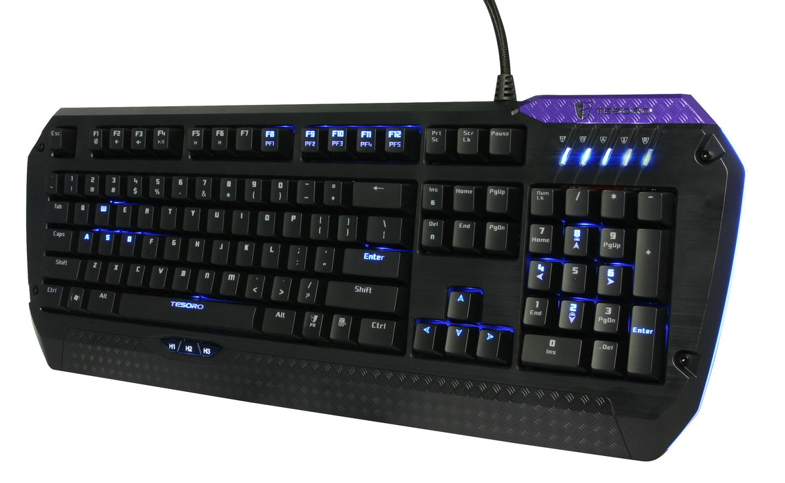 EAN 0609132867323 - Tesoro Lobera teclado Juego USB AZERTY Negro imagen 4