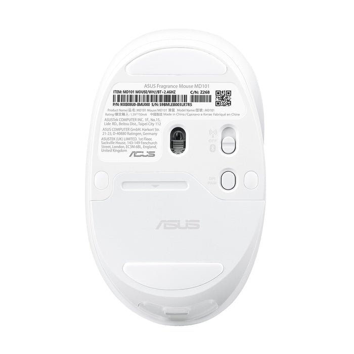 EAN 4711387343654 - ASUS Fragrance Mouse MD101 ratón Hogar Ambidextro RF Wireless + Bluetooth Óptico 2400 DPI imagen 5