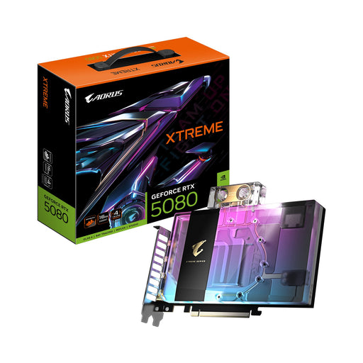EAN 4719331355708 - GIGABYTE AORUS GeForce RTX 5080 XTREME WATERFORCE WB 16G imagen 1
