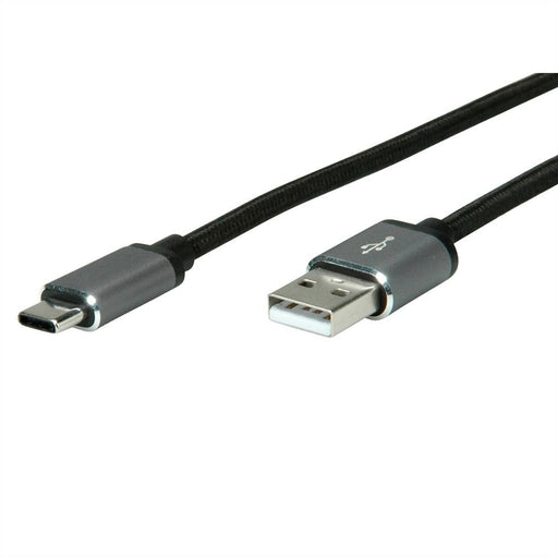 EAN 7611990142217 - ROLINE 11029027 cable USB USB 2.0 0,8 m USB A USB C Negro imagen 2