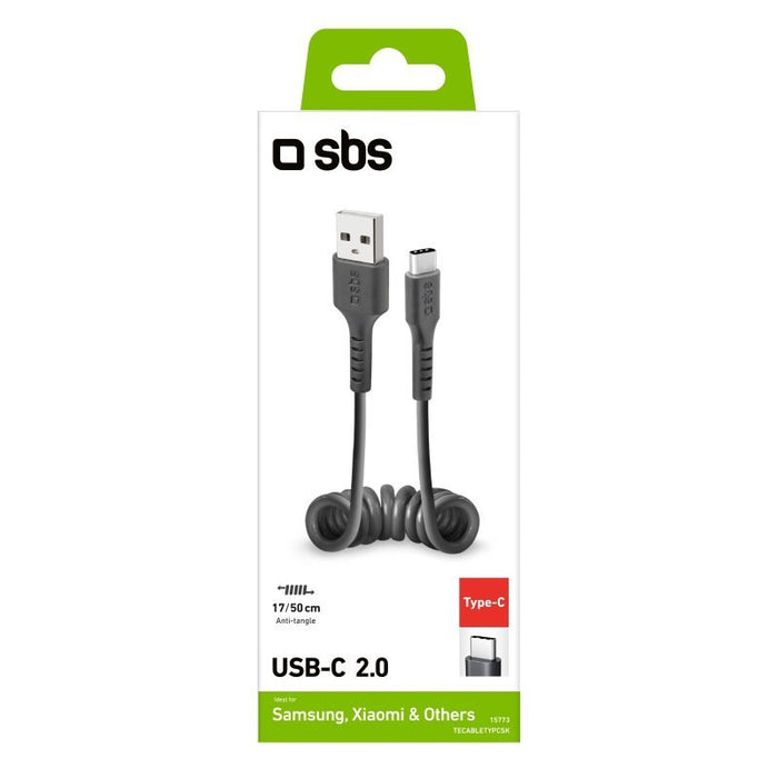 EAN 8018417247309 - SBS TECABLETYPCSK cable USB USB 2.0 0,5 m USB A USB C Negro imagen 2