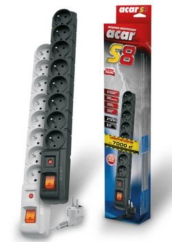 EAN 5904743365318 - HSK DATA Acar S8 1.5m base múltiple 1,5 m 8 salidas AC Interior / exterior Gris imagen 2