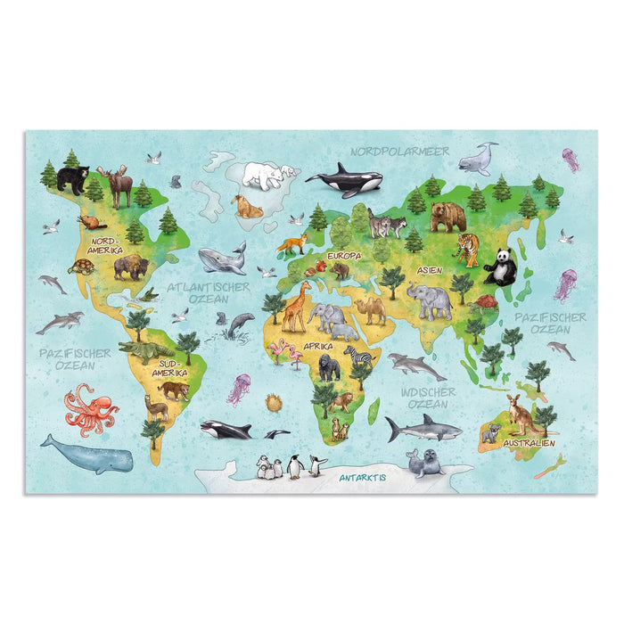 EAN 4008705935746 - HERMA World map protector de escritorio Cartón Multicolor imagen 2