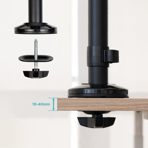 EAN 8433281016910 - TooQ TQPM0003 soporte para monitor 81,3 cm (32") Escritorio Negro imagen 2