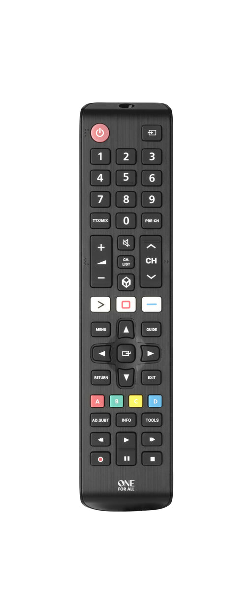 EAN 8716184072635 - One For All TV Replacement Remotes URC4910 mando a distancia IR inalámbrico Botones imagen 1