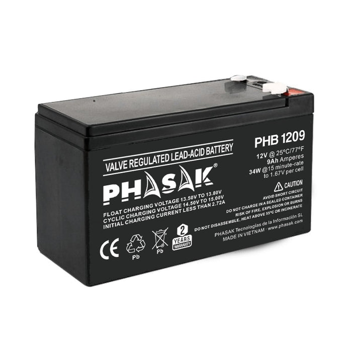 EAN 5605922047222 - Phasak PHB 1209 batería para sistema ups Sealed Lead Acid (VRLA) imagen 5