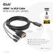 EAN 8719214472221 - CLUB3D CAC-1712 adaptador de cable de vídeo 2 m VGA (D-Sub) + 3,5mm HDMI + Micro-USB Negro imagen 4