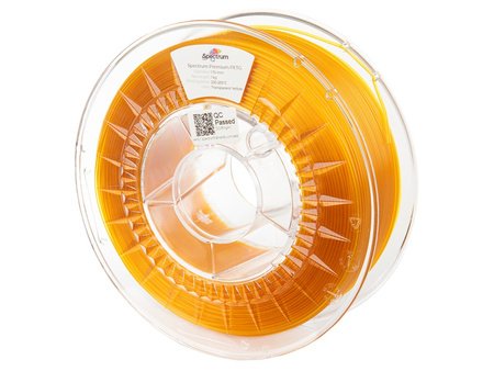 EAN 5903175657572 - Spectrum Filaments PET-G Premium 1.75mm Polietileno tereftalato glico (PETG) Transparente, Amarillo 1 kg imagen 1