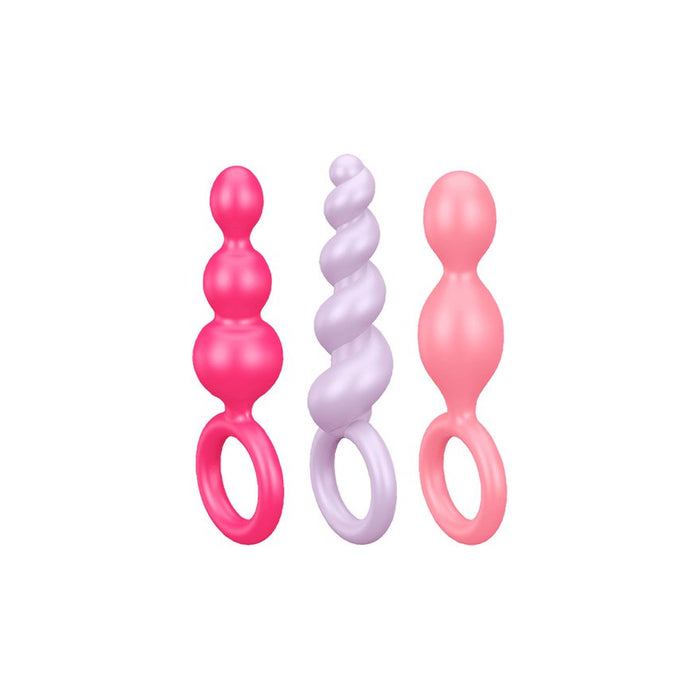 EAN 4049369016594 - Satisfyer Booty Call Bolas anales Rosa, Púrpura, Rojo Silicio 3 pieza(s) imagen 1