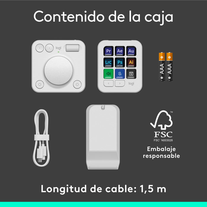 EAN 5099206124714 - Logitech MX Creative Console Teclado Bluetooth/USB imagen 11