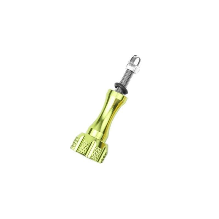 Accesorio Cámara Deportiva Set Tornillos De Aluminio Cnc 1/4  Verde