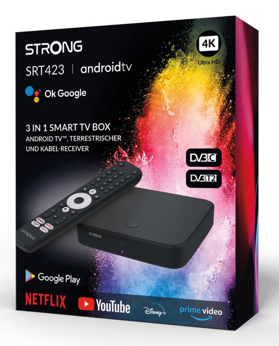 EAN 9120072378676 - Strong SRT423 convertidor de Smart TV Negro 4K Ultra HD 8 GB Wifi Ethernet imagen 3