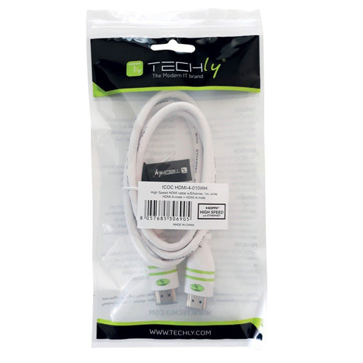 EAN 8057685306936 - Techly 5.0m HDMI M/M cable HDMI 5 m HDMI tipo A (Estándar) Blanco imagen 2
