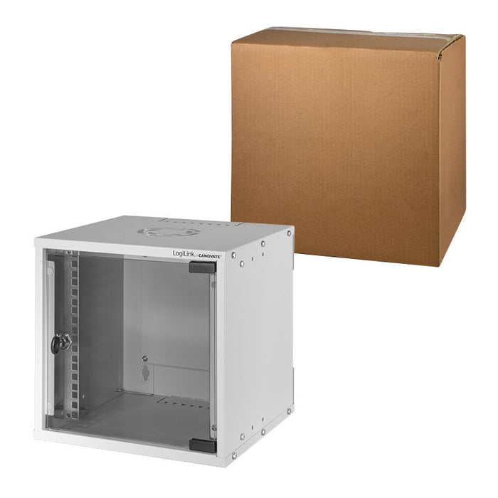 EAN 8698800003882 - LogiLink W66Z30G armario rack 6U Bastidor de pared Gris imagen 10