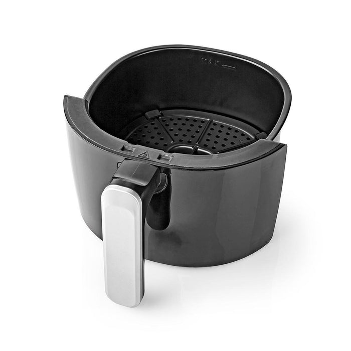 EAN 5412810324477 - Nedis KAAF120FBK freidora Sencillo 2,4 L Independiente 1000 W Freidora de aire caliente Aluminio, Negro imagen 10