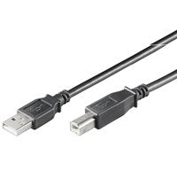 EAN 4040849951299 - Goobay 0.25m USB 2.0 A/B cable USB 0,25 m USB A USB B Negro imagen 1