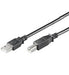 EAN 4040849951299 - Goobay 0.25m USB 2.0 A/B cable USB 0,25 m USB A USB B Negro imagen 1