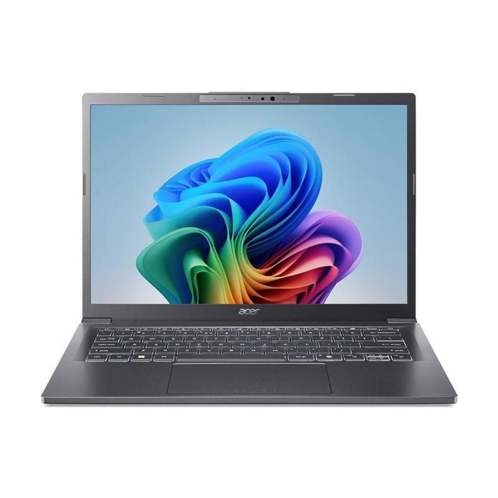 Portatil Acer Aspire 14 Ai A14-52m Diseño De Bisagra En 180 Grados Intel Core Ultra 7 256v / Hasta 4.8 Ghz Win 11 Home Intel Arc Graphics 140v 16 Gb Ram 512 Gb Ssd Nvme 14" Oled 1920 X 1200 Wi-Fi 6 Bluetooth Hierro