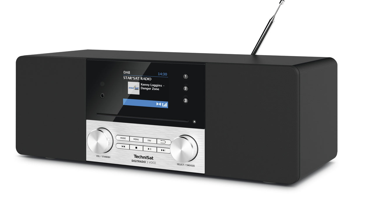 EAN 4019588039636 - TechniSat DIGITRADIO 3 VOICE Negro, Plata imagen 3