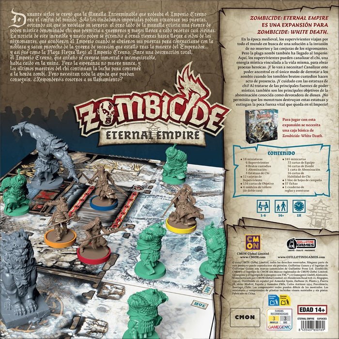 EAN 8435407650169 - Asmodee GUF043ES juego de tablero Zombicide: Eternal Empire 180 min Juego De Cartas imagen 4