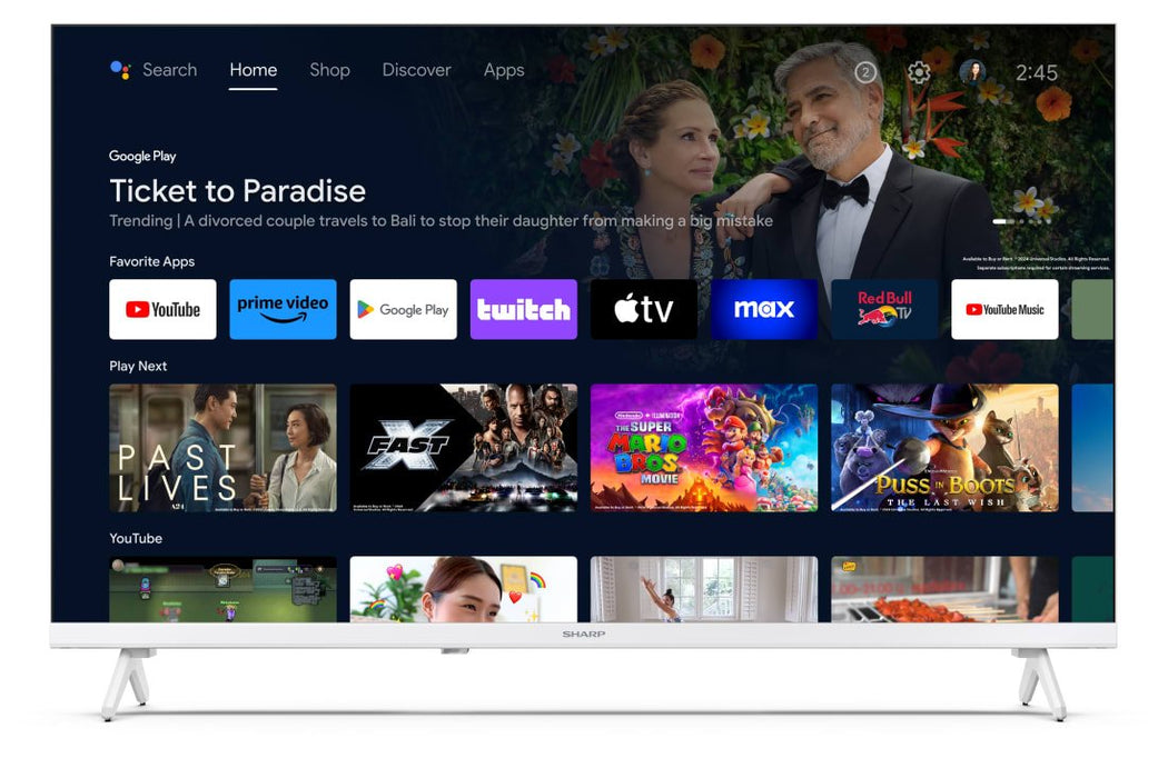 EAN 5905683270304 - Sharp 32" HD Ready Android TV 81,3 cm (32") Smart TV Wifi Blanco imagen 2