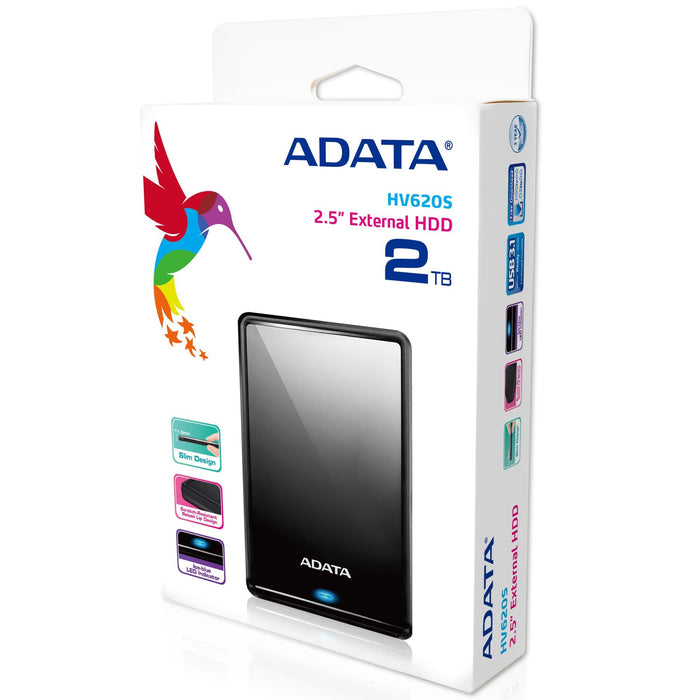 EAN 4713218463043 - ADATA AHV620S-2TU3-CBK disco duro externo 2 TB 2.5" Micro-USB B 3.2 Gen 1 (3.1 Gen 1) Negro imagen 8
