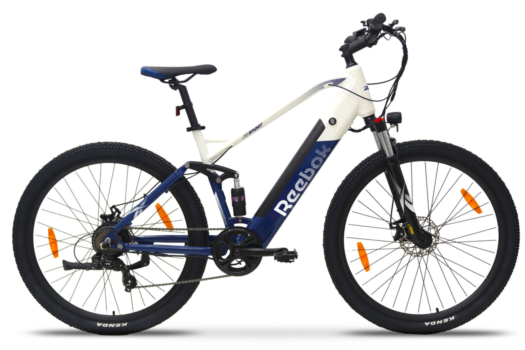EAN 4895232708093 - Reebok RK-FITMTBSP-BW bicicleta eléctrica Azul, Blanco Aluminio L 73,7 cm (29") 25,5 kg Litio imagen 1