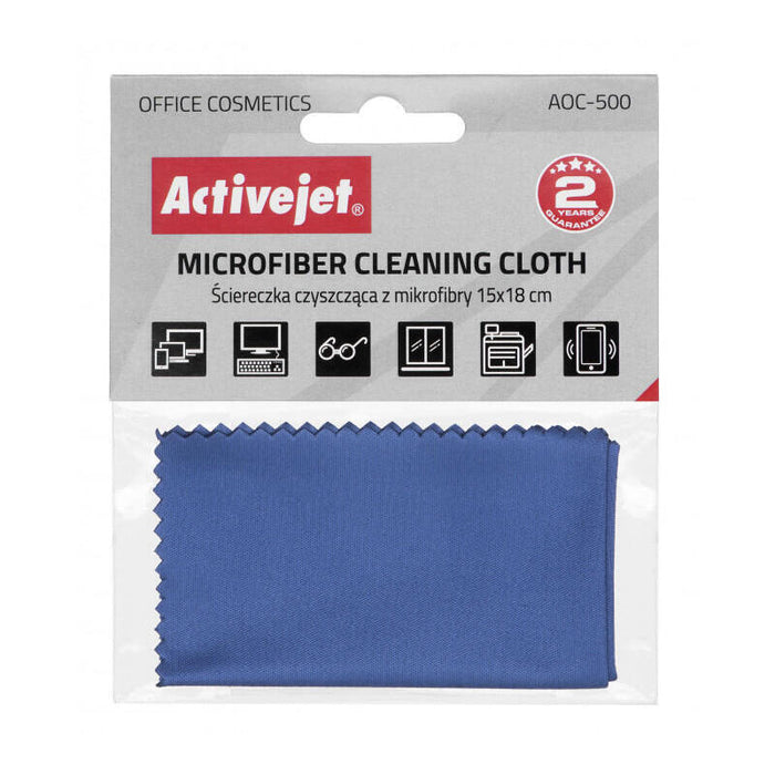 Activejet Paño De Limpieza De Microfibra 15x18 Cm Aoc-500