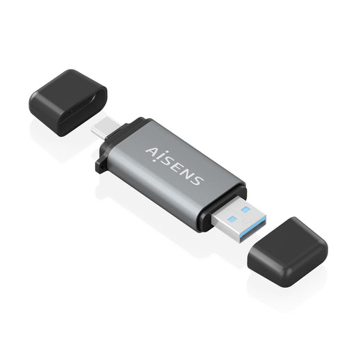 EAN 8435739903339 - AISENS ASCR-2AC11-GR lector de tarjeta USB 3.2 Gen 1 (3.1 Gen 1) Type-A/Type-C imagen 2