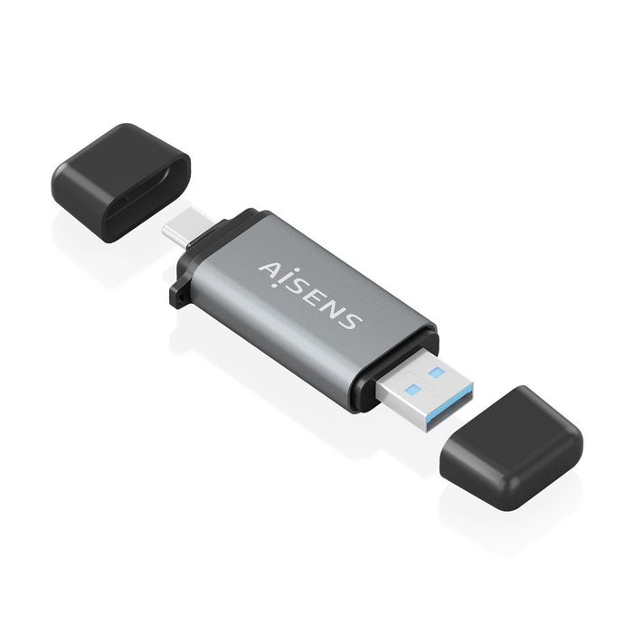 EAN 8435739903339 - AISENS ASCR-2AC11-GR lector de tarjeta USB 3.2 Gen 1 (3.1 Gen 1) Type-A/Type-C imagen 2